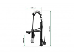 Kitchen mixer tap Primagran® 8200 Black